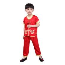 Cargar imagen en el visor de la galería, VESTUARIO CHINO TRADICIONAL PARA NIÑO - SATINADO - 1 UNID.