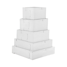 Cargar imagen en el visor de la galería, CAJA PARA DULCE BLANCA