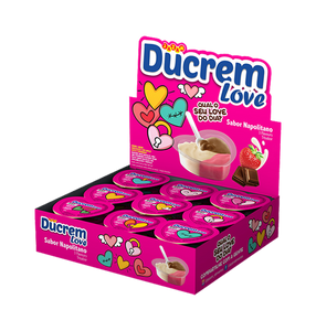DUCREAM LOVE - CREMA CON SABOR A CHOCOLATE CON AVELLANA- 450 GRAMOS - 1 UNID.
