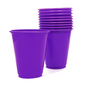 VASOS PLÁSTICOS DE COLOR JAG - 7 OZ - 10 UNID.
