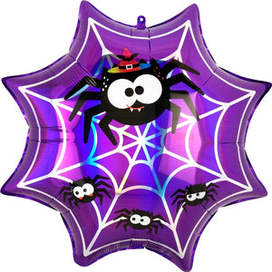 GLOBO FOIL 21" - ARAÑA HALLOWEEN - 1 UNID.