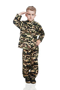 DISFRAZ DE SOLDADO MILITAR - PARA NIÑO - 1 UNID.