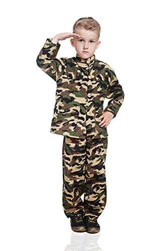 DISFRAZ DE SOLDADO MILITAR - PARA NIÑO - 1 UNID.
