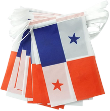 Cargar imagen en el visor de la galería, GUIRNALDA DE BANDERITAS DE PANAMA - 2 M - 1 UNID.
