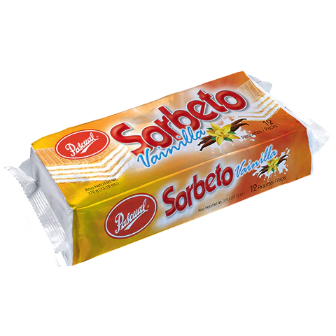 GALLETAS SORBETO VAINILLA PASCUAL - 12 UNIDADES 372 GRAMOS
