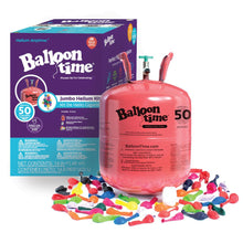 Cargar imagen en el visor de la galería, TANQUE DE HELIO JUMBO BALLOON TIME - 422 L - CAPACIDAD 50 GLOBOS LATEX 9&quot; - 1 UNID.
