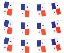 Cargar imagen en el visor de la galería, GUIRNALDA DE BANDERITAS DE PANAMA - 2 M - 1 UNID.
