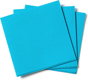 SERVILLETAS DE PAPEL DESECHABLE - COLORES - 6.5"X6.5" - 50 UNID.