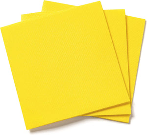 SERVILLETAS DE PAPEL DESECHABLE - COLORES - 6.5"X6.5" - 50 UNID.