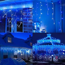 Cargar imagen en el visor de la galería, LUCES DE NAVIDAD - ESTILO LLUVIA CORTAS - 100 LUCES LED - 4 MODOS DE ENCENDIDO - 1 UNID.
