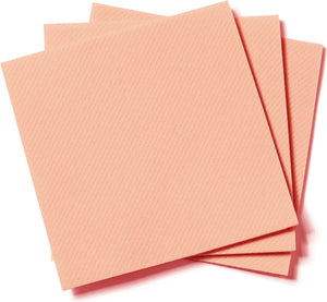 SERVILLETAS DE PAPEL DESECHABLE - COLORES - 6.5"X6.5" - 50 UNID.