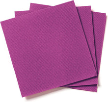Cargar imagen en el visor de la galería, SERVILLETAS DE PAPEL DESECHABLE - COLORES - 6.5&quot;X6.5&quot; - 50 UNID.
