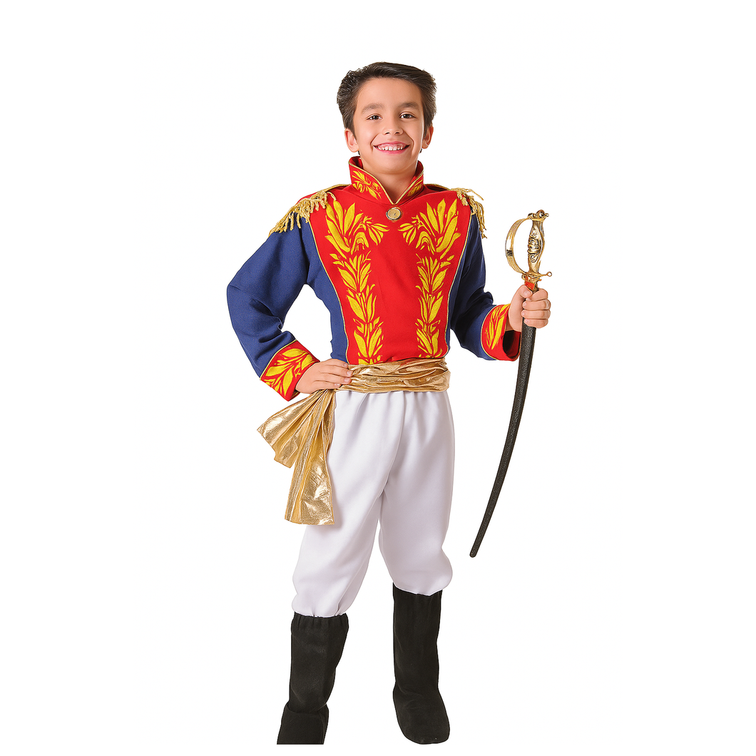 DISFRAZ DE PATRIOTA - PARA NIÑO - TALLA 8 - 1 UNID.