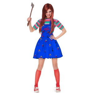 DISFRAZ DE CHUCKY - PARA DAMA - TALLA L - 1 UNID.