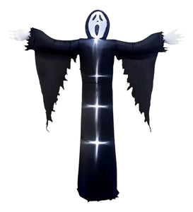 INFLABLE SCREAM CON LUZ LED - HALLOWEEN - 3.6 METROS - 1 UNID.