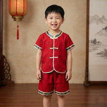 Cargar imagen en el visor de la galería, VESTUARIO CHINO TRADICIONAL PARA NIÑO PANTALON CORTO - 1 UNID.
