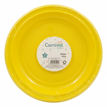 Cargar imagen en el visor de la galería, PLATOS PLÁSTICOS CARNIVAL - 9" - 8 UNID.

