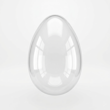 Cargar imagen en el visor de la galería, HUEVO DE PASCUA RELLENABLE - ENVASE 20CM - 1 UNID.
