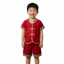 Cargar imagen en el visor de la galería, VESTUARIO CHINO TRADICIONAL PARA NIÑO PANTALON CORTO - 1 UNID.
