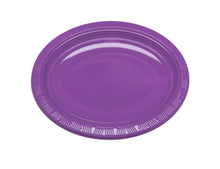 Cargar imagen en el visor de la galería, BANDEJAS PLÁSTICAS DESECHABLES DE COLORES - CARNIVAL - 8.5&quot;X11.5&quot;- 5 UNID.
