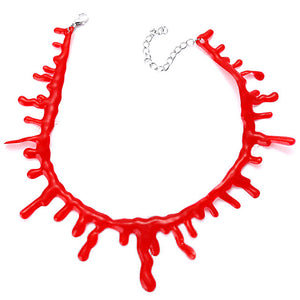 COLLAR SANGRIENTO PARA DISFRAZ DE HALLOWEEN - 1 UNID.