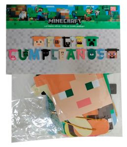 MINECRAFT LETRERO MOVIL - 1.5 MTS - 1 UNID.