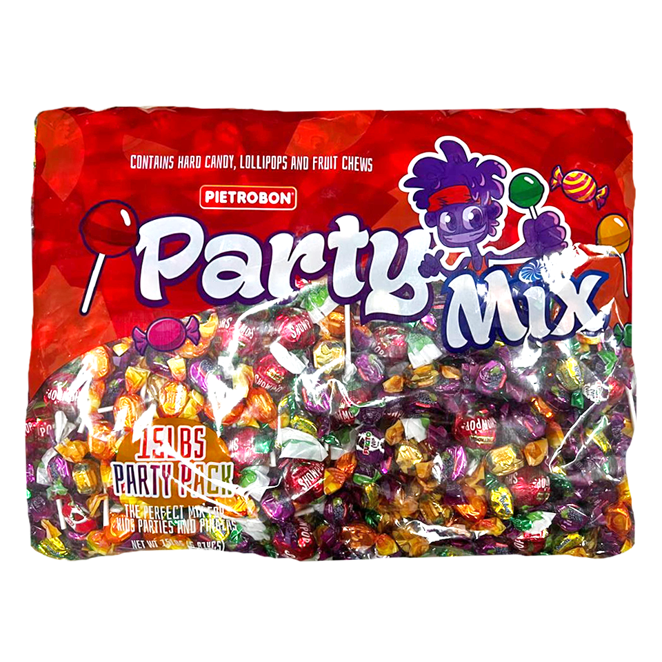 PARTY MIX CONFITES SURTIDOS - 15 LIBRAS - 1 UNID.