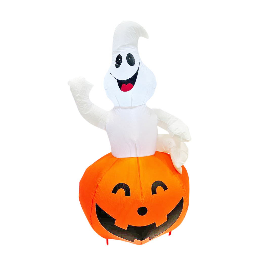 INFLABLE DE HALLOWEEN - FANTASMITA CON CALABAZA - 120 CM - 1 UNID.