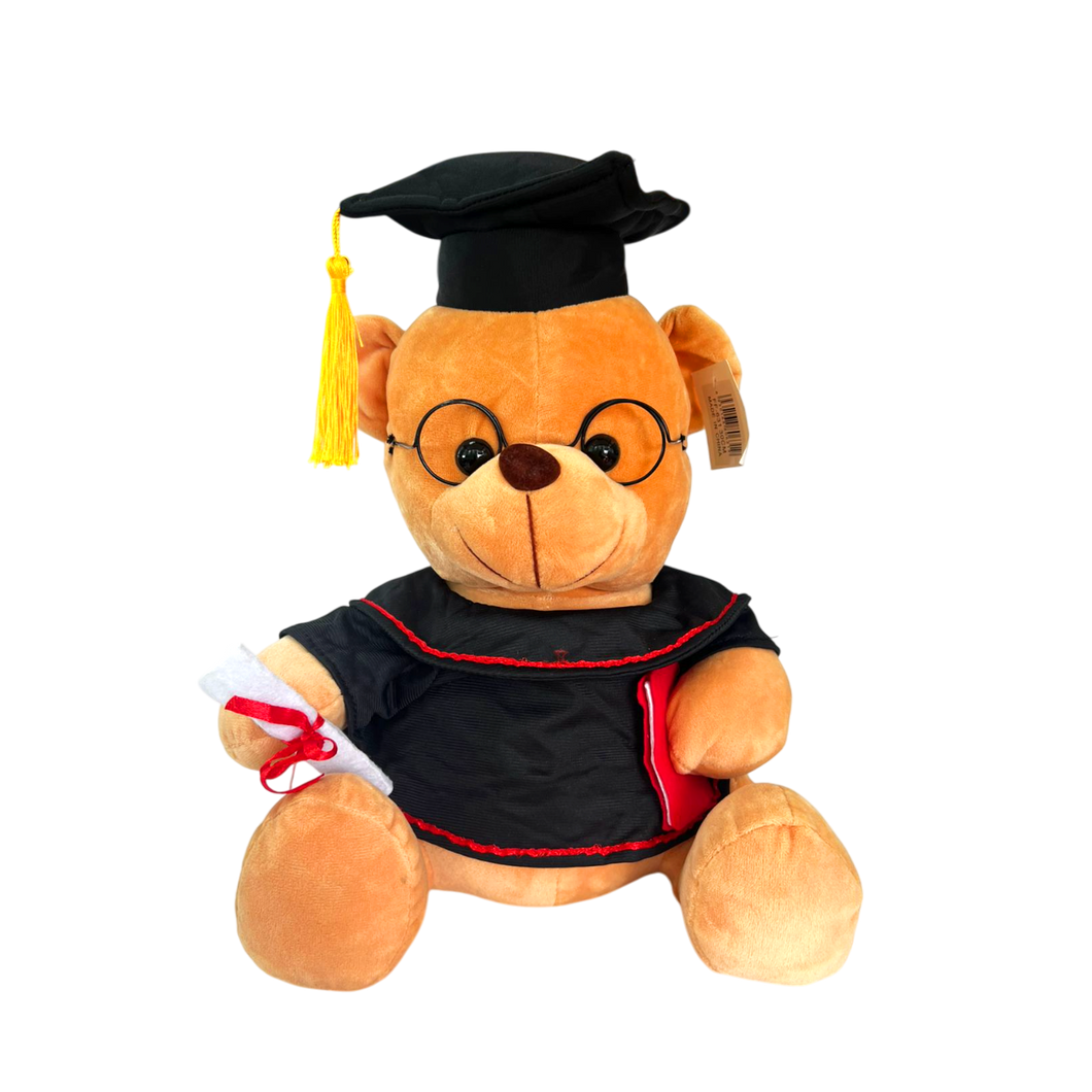 PELUCHE OSITO - GRADUACIÓN - 35 CM - 1 UNID.