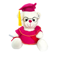 Cargar imagen en el visor de la galería, PELUCHE OSO CON LENTES - GRADUACIÓN - 27 CM - 1 UNID.
