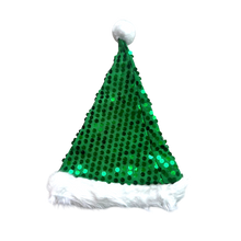 Cargar imagen en el visor de la galería, SOMBRERO DE NAVIDAD DE LENTEJUELAS - COLORES VARIADOS - TALLA UNICA - 1 UNID.
