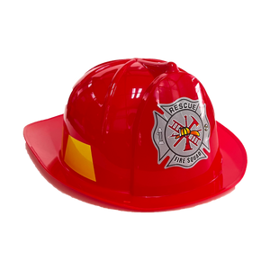 CASCO DE PLÁSTICO RESISTENTE  - BOMBERO - TAMAÑO MEDIANO - 1 UNID.