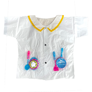 DISFRAZ PLÁSTICO DE COCINERO - TALLA ÚNICA PARA NIÑOS DE 3 A 8 AÑOS - 1 UNID.