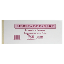 Cargar imagen en el visor de la galería, LIBRETA DE PAGARÉ
