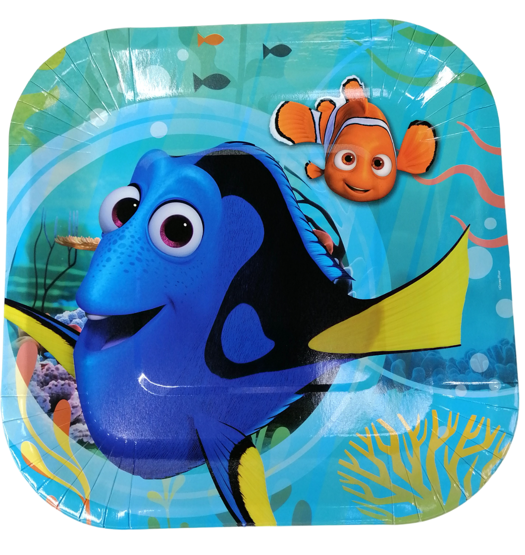 BUSCANDO A DORY PLATOS CUADRADOS DESECHABLES - 7