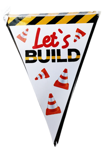 CONSTRUCCION BANDERNIES DECORATIVOS - 7.5X10" - 1 UNID.