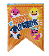 Cargar imagen en el visor de la galería, BABY SHARK BANDERINES - 1.5 MTS - 1 UNID.
