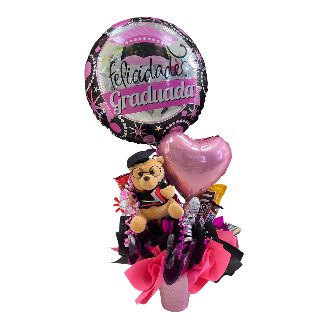 ARREGLO DE GRADUACIÓN - MODELO PINKY PRINCESS - 1 UNID.