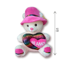 Cargar imagen en el visor de la galería, PELUCHE OSO CON SOMBRERO - 20&quot; - 1 UNID.
