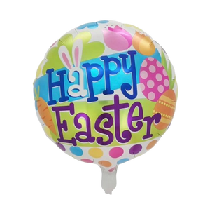 GLOBO FOIL 18" - HAPPY EASTER - FELICES PASCUAS - 1 UNID.