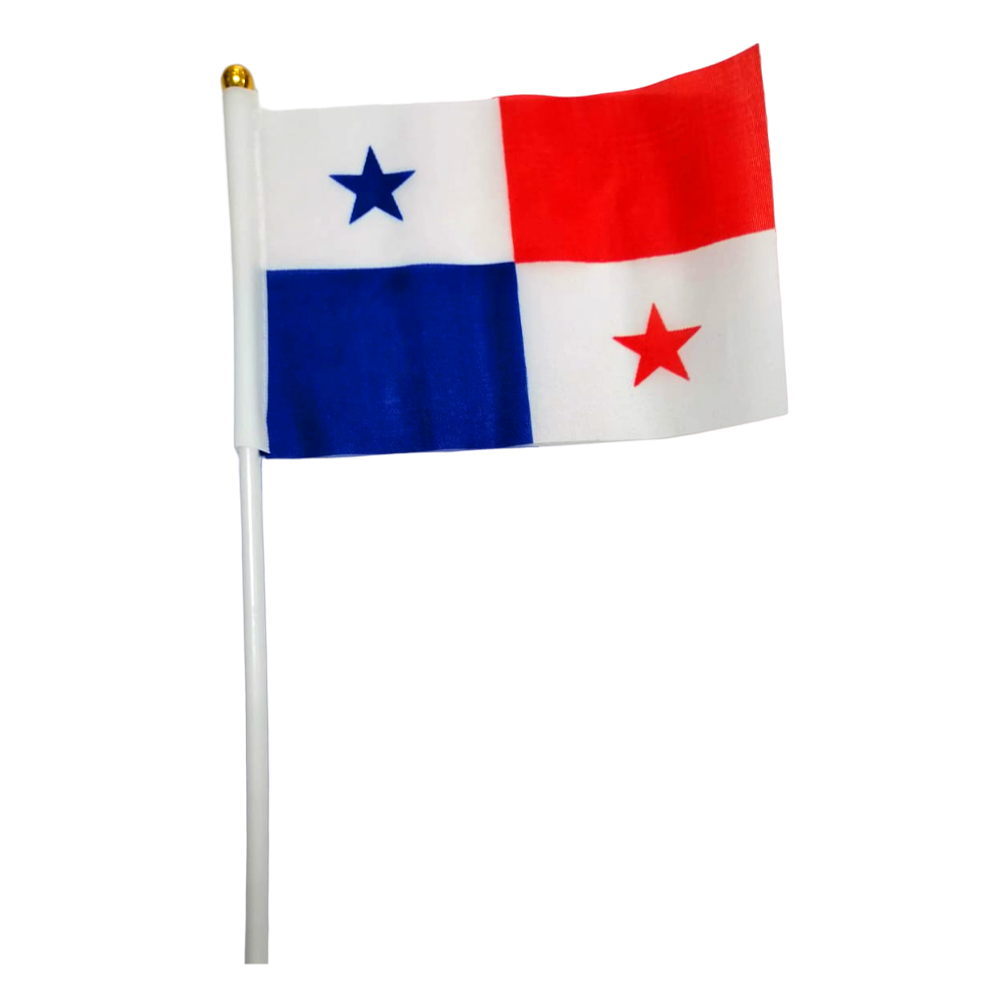 BANDERAS PEQUEÑAS DE PANAMÁ - 8x6 PULGADAS - 1 UNID.