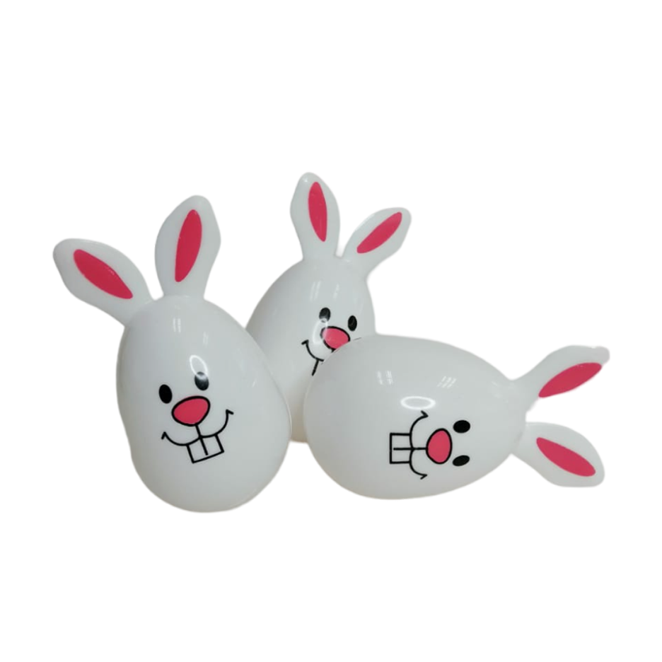 HUEVOS DE PASCUA CONEJITOS - 6 CM - 8 UNID.