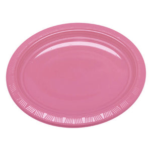 BANDEJAS PLÁSTICAS DESECHABLES DE COLORES - CARNIVAL - 8.5"X11.5"- 5 UNID.