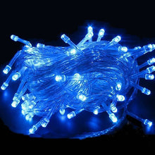 Cargar imagen en el visor de la galería, LUCES DE NAVIDAD - ESTILO LLUVIA CORTAS - 100 LUCES LED - 4 MODOS DE ENCENDIDO - 1 UNID.
