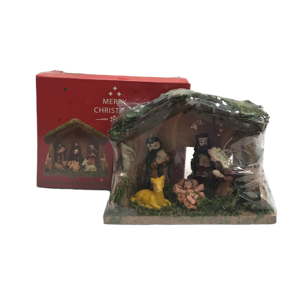 PESEBRE NAVIDEÑO PEQUEÑO - 10X15 CM - 1 UNID.