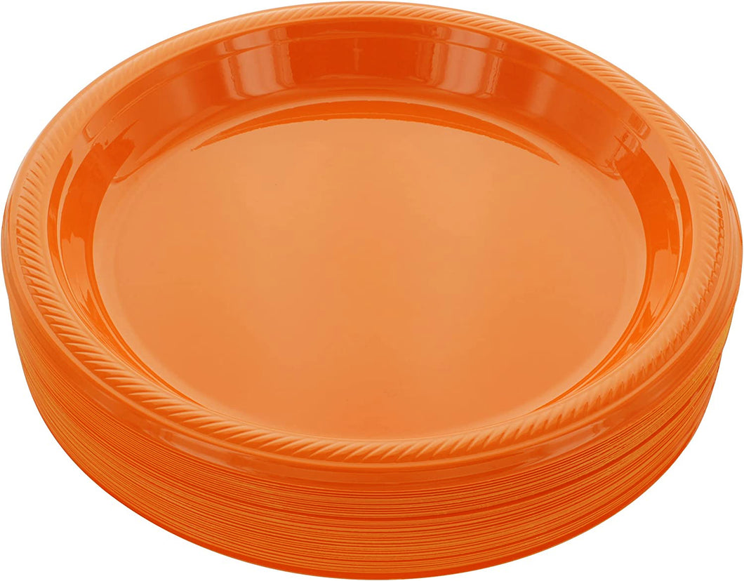 PLATOS PLÁSTICOS REDONDOS JAG - DESECHABLES - 9