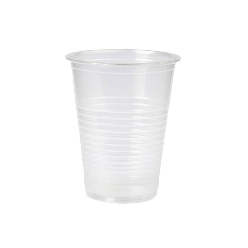 VASOS TRANSPARENTES PLÁSTICOS BLIXI - 25 UNID.