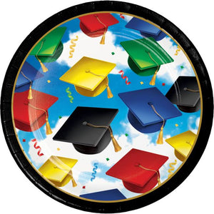GRADUACION PLATOS REDONDOS 7" - 8 UNID.