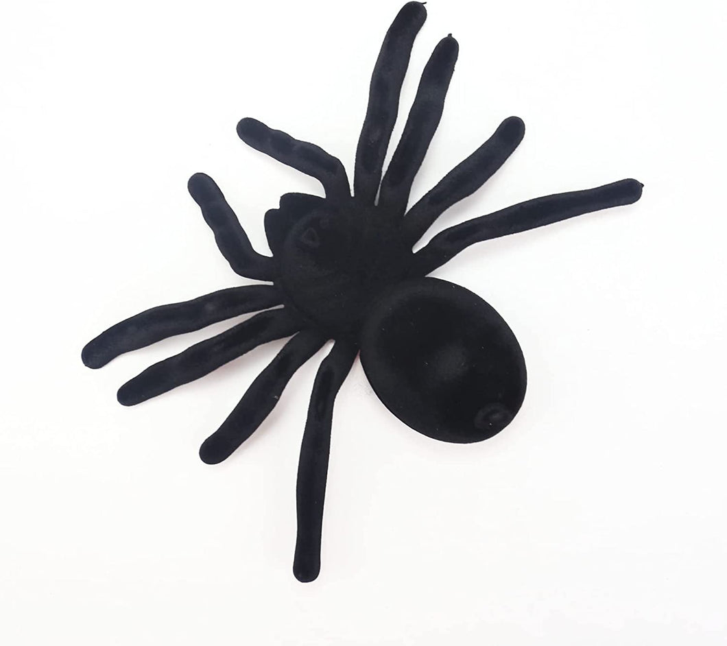 ARAÑAS PLÁSTICAS DECORATIVAS HALLOWEEN - 3X4 PULGADAS - 2 UNID.