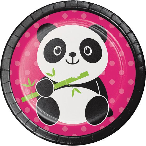PANDA MONIUM PLATOS DESECHABLES - 7